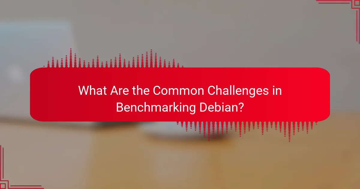 What Are the Common Challenges in Benchmarking Debian?