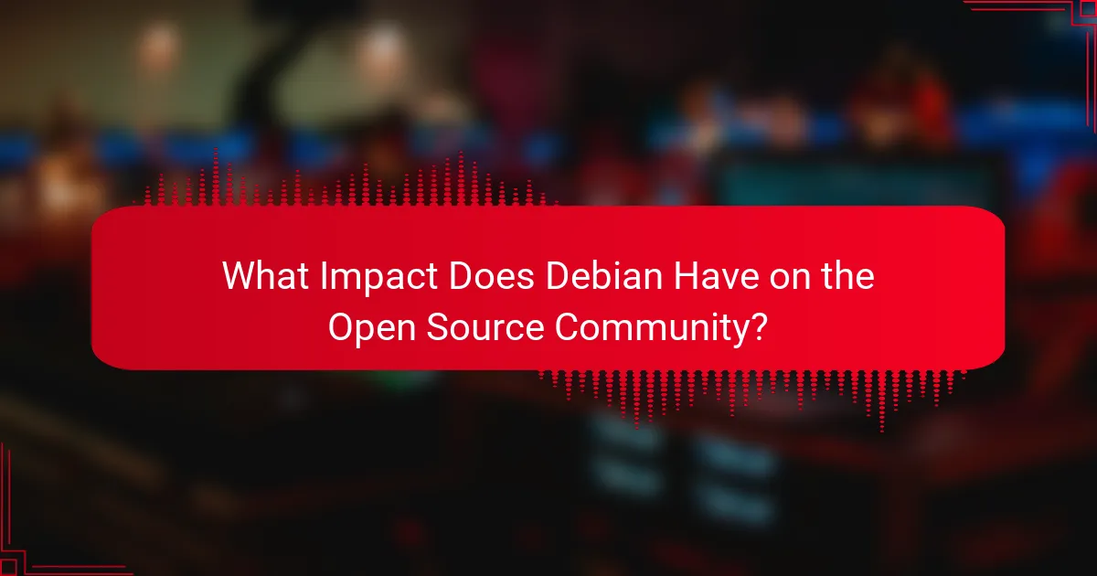 What Impact Does Debian Have on the Open Source Community?